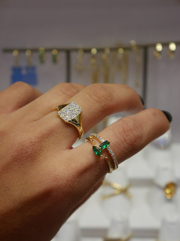 ring, rings, gold rings, emerald rings, stacked rings, nice rings, womens rings, womens jewelry, jewelry, trending on tiktok, nice jewelry, birthday gifts, anniversary gifts, graduation gifts, gold jewelry, gold rings, jewelry website, kesley jewelry, jewelry store in Brickell, shopping in Miami, jewelry store in Brickell, Miami, trending jewelry, emerald ring, green rhinestone rings, ring ideas, statement rings, dainty rings