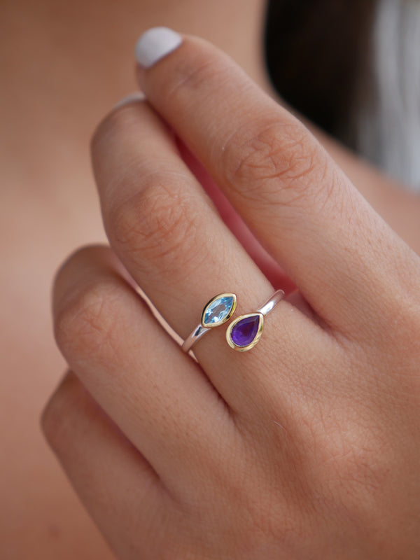 rings, silver rings, topaz rings, amethyst rings, gemstone rings, birthstone rings, birthstone jewelry, accessories, 925 sterling silver rings, adjustable rings, waterproof jewelry, waterproof rings, dainty rings, adjustable rings, trending on tiktok  and instagram, accessories, fashion jewelry, fine jewelry, birthstone rings, birthstone jewelry, fine jewelry, gift ideas, anniversary, birthday gifts, holiday gifts, Kesley Jewelry, cool rings, affordable jewelry, crystals, rings with crystals , ring