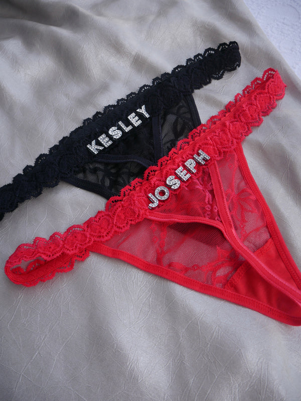 personalized thong, personalized panties, name thong, name underwear, sexy panty, sexy lingerie, lingerie gifts, gift for boyfriend, gifts for wife, sexy gifts, sex toys, birthday gifts, anniversary gifts, tiktok fashion, tiktok gifts, sexy underwear, g strings, anniversary gifts, kesley boutique, personalized gifts, cool gifts, gift ideas, KESLEY, red thongs, lace thongs, lace lingerie, black thongs, red thongs, personalized panty, womens panty, womens panties, tiktok fashion, fashion 2024, fashion 2025