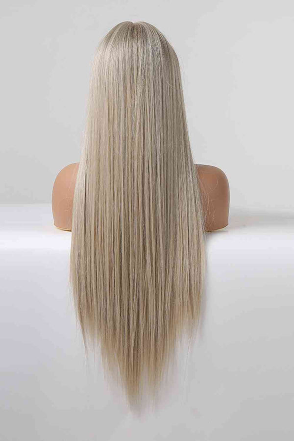 Blond Long Hair Wig, 13*2" Lace Front Wigs Synthetic Long Straight 27" 150% High Hair Density