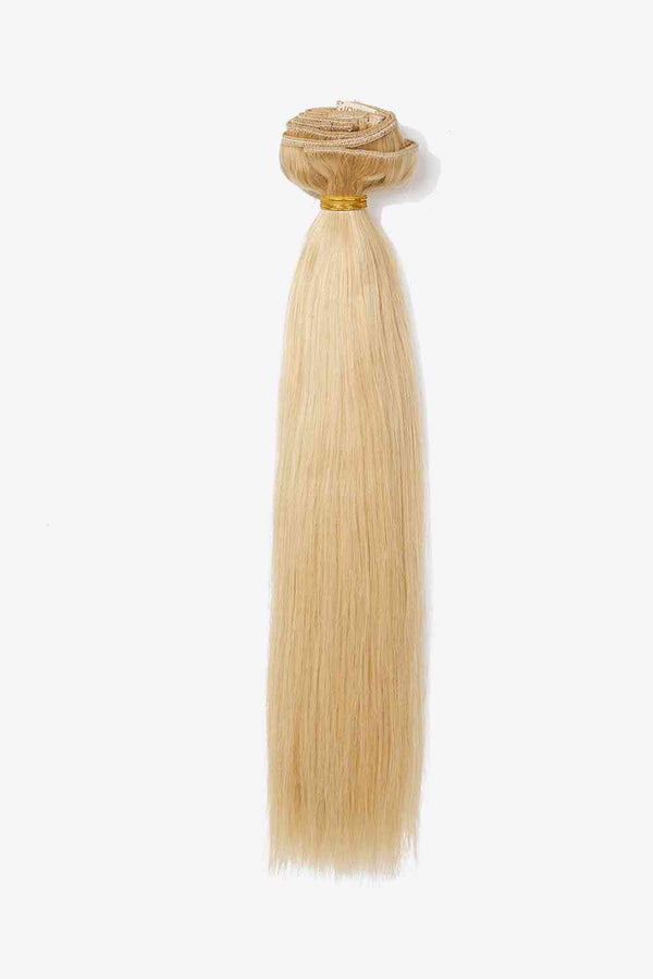 Hair Extensions Human Hair Straight Clip-in 18 Inches Long Hair Blonde