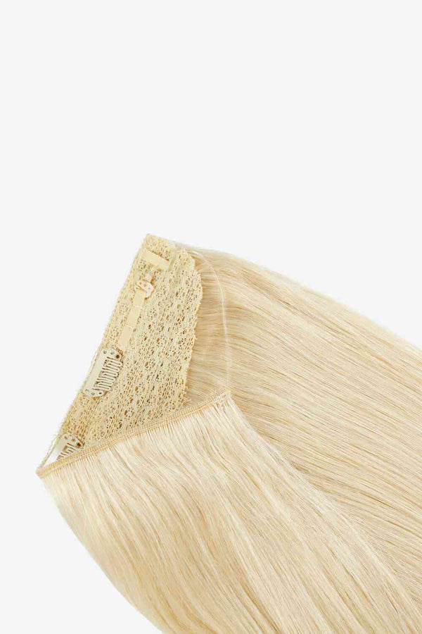 Hair Extensions Fully Handmade Straight Indian Human Halo Hair 22 inches Long Hair Premium