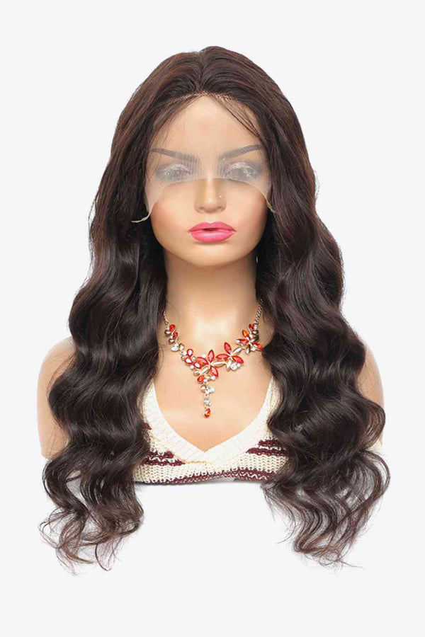Human Virgin Hair Wig, 20" 13x4 Lace Front Wigs Body Wave Human Virgin Hair Natural Color 150% Density