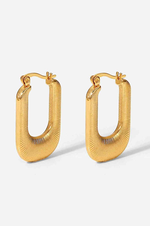 earrings, hoop earrings, gold hoop earrings, big hoop earrings, waterproof jewelry 