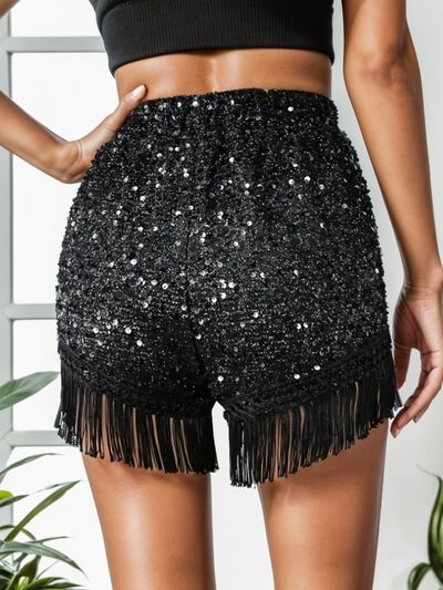 shorts, black shorts sequin shorts, fringe shorts, cute shorts, nice shorts, going out clothes, going out shorts, concert outfit ideas,, festival fashion, trouser shorts, black sparkly shorts, black shirt shorts, high waist shorts, cowboy shorts, sequin shorts, fashion 2024, fashion 2025, cute clothes, tiktok fashion, nice clothes, trending fashion, popular clothes for teens, boho style shorts, birthday outfit ideas, vacation clothes, womens clothing