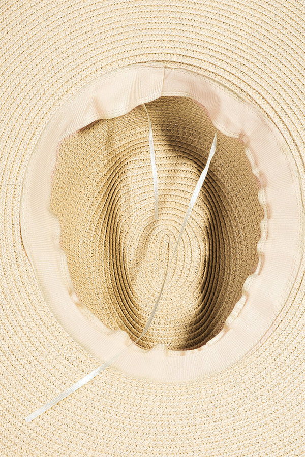Women's Sun Hat  Geometric Raw Hem Hat