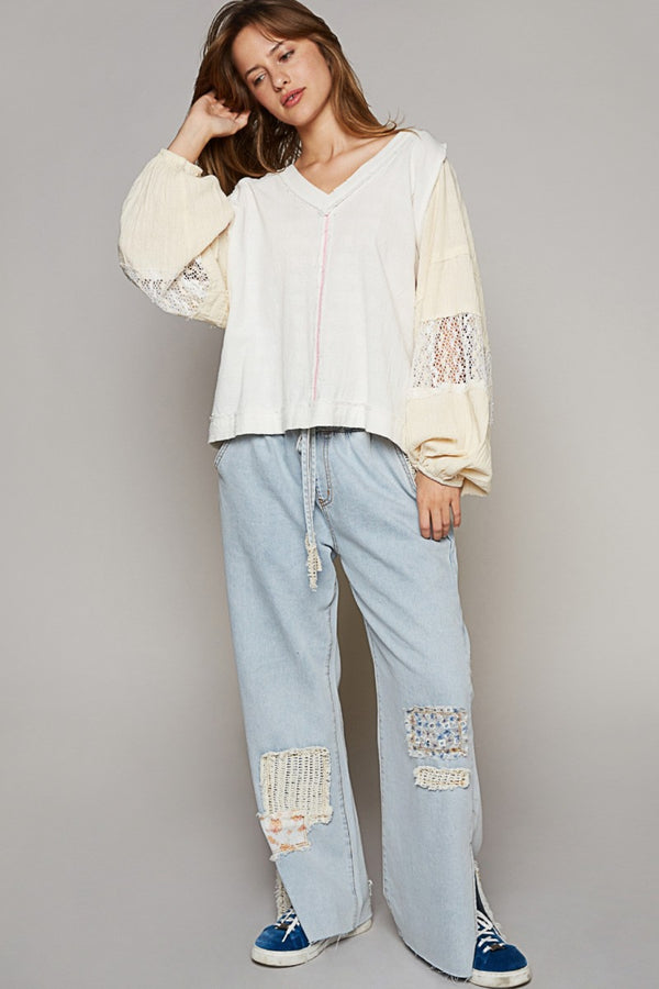shirts, nice shirts, white shirt, boho fashion, designer clothes, loose sleeve shirts, loose fit shirts, designer clothes,  casual outfit ideas, street fashion, boho fashion ideas, california fashion, hipster fashion for women, casual work clothes, effortless fashion , fashion 2024, fashion 2025, tiktok fashion, long sleeve shirts, white long sleeve shirts for women, crochet shirt, white blouse, sweater shirts, fashion sweaters, kesley boutique