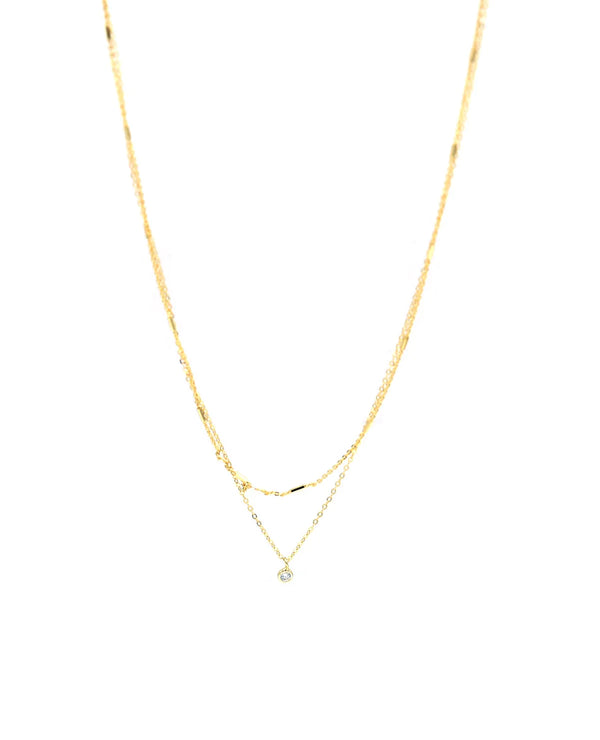 necklaces, gold plated necklaces, layered necklaces, dainty necklaces, sterling silver necklaces, rhinestone necklaces, cubic zirconia necklaces, fashion jewelry, layering necklace ideas, cheap jewelry, affordable jewelry, necklaces that don't turn green with water,  double necklace, gifts, birthday gifts, anniversary gifts, holiday gifts, gold jewelry., kesley jewelry
