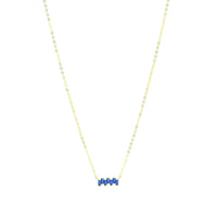 Sapphire blue necklace gold plated sterling silver .925 waterproof dainty necklace. popular trending necklace . Influencer brands, everyday necklaces trending on tiktok and instagram shops. everyday necklaces. Gift ideas. influencer fashion. accessories to wear for work. Top necklaces for 2023. Top jewelry store. gold plated necklaces. Kesley Boutique