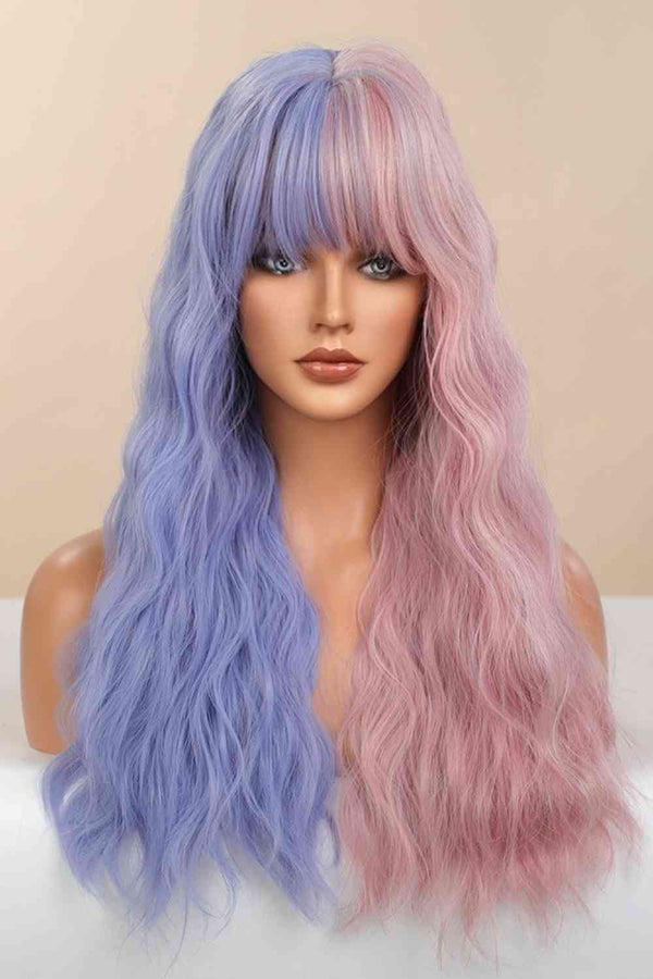 cool wigs, pink wigs, purple wigs, nice wigs, long hair wigs, nice wigs, wavy hair wigs