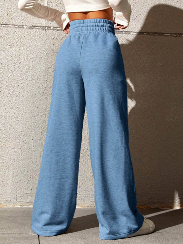 Women's Sweatpants New straight leg loose sweatpants wide leg pants outdoor dance sports casual trousers