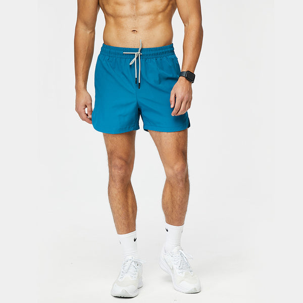 Men's breathable loose version quick-drying running training three-quarter shorts